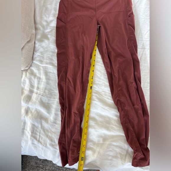 Athleta Deep Red Leggings - Picture 3 of 7